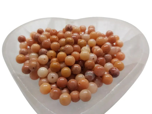 Aventurine rose - 6 mm - 60 Perles Les Précieuses Perles