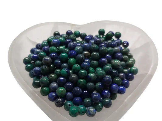 Azurite Malachite -  6 mm - 30/60 Perles Les Précieuses Perles