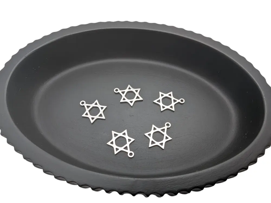 Breloque étoile de David Inox - Lot de 5 Les Précieuses Perles
