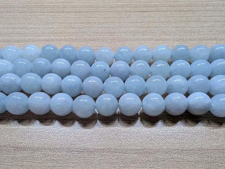 Calcédoine - 8 mm - 20/40 Perles Les Précieuses Perles