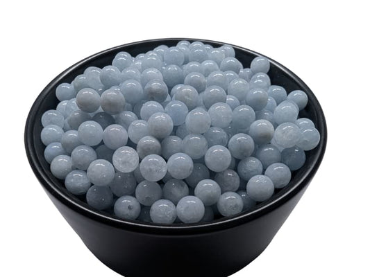 Calcédoine - 6 mm - 30/60 Perles Les Précieuses Perles