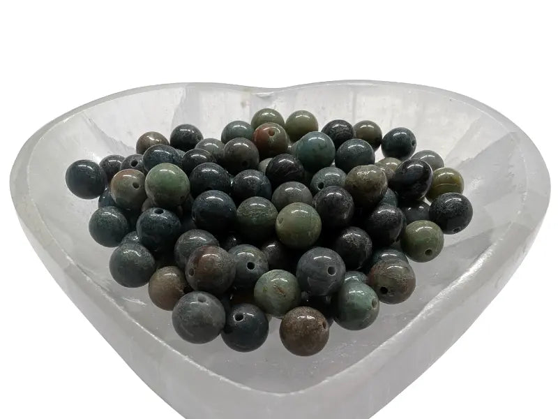 Chrysocolle - 8 mm - 20/40 Perles Les Précieuses Perles