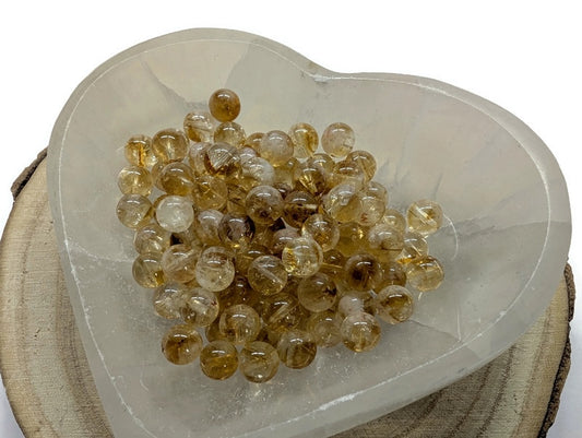 Citrine - 8 mm - 20 Perles Les Précieuses Perles