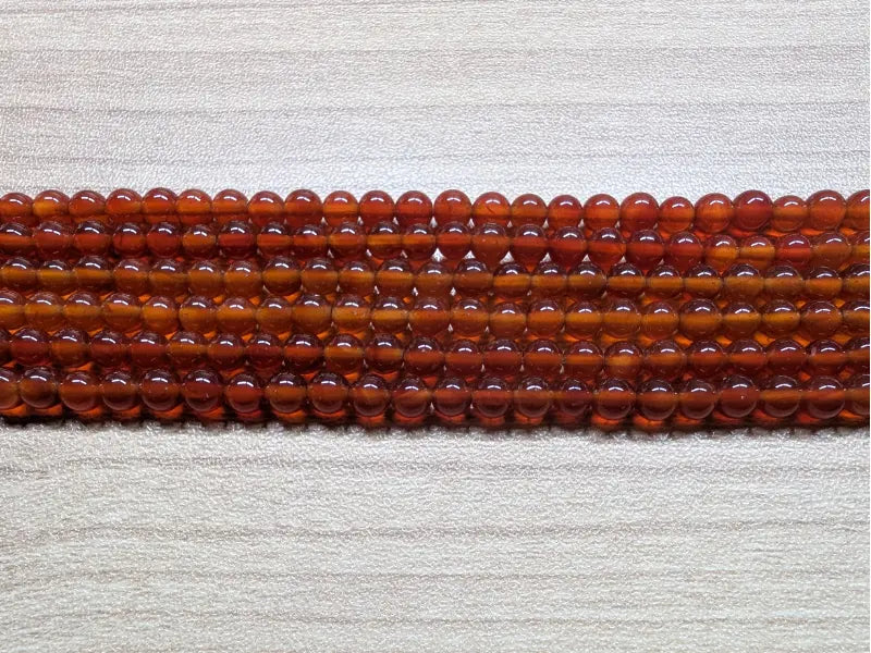 Cornaline - 4 mm - 80 Perles Les Précieuses Perles