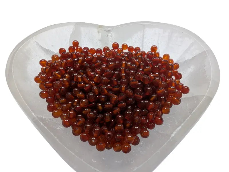 Cornaline - 4 mm - 80 Perles Les Précieuses Perles