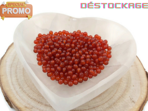 Cornaline - 4 mm - 80 Perles