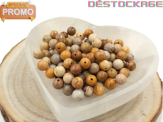 Chrysanthème - irrégulières 8 mm - 20/40 Perles Les Précieuses Perles