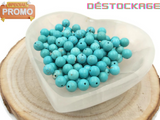 Howlite turquoise - 8 mm - 20/40 Perles