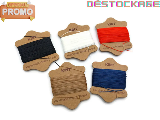 Cordon nylon ciré - 0,65 mm Les Précieuses Perles