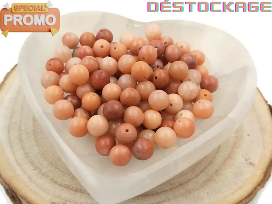 Aventurine ocre - 8 mm - 40 Perles Les Précieuses Perles