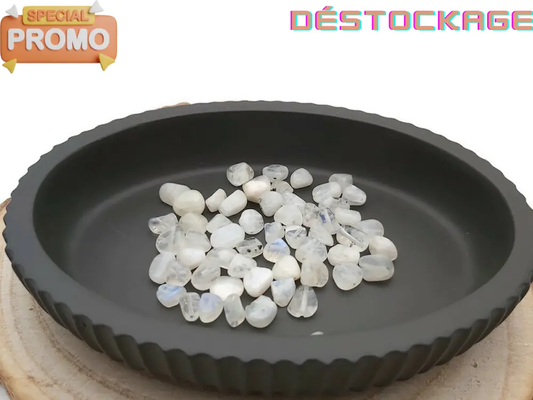 Pierre de lune - Nuggets percés Les Précieuses Perles