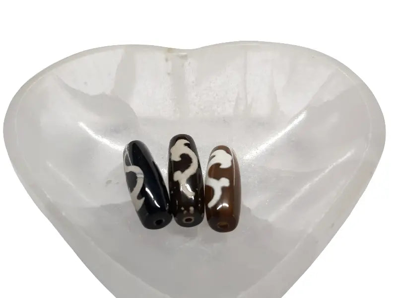 Agate - DZI Tibétaine RUYI Les Précieuses Perles