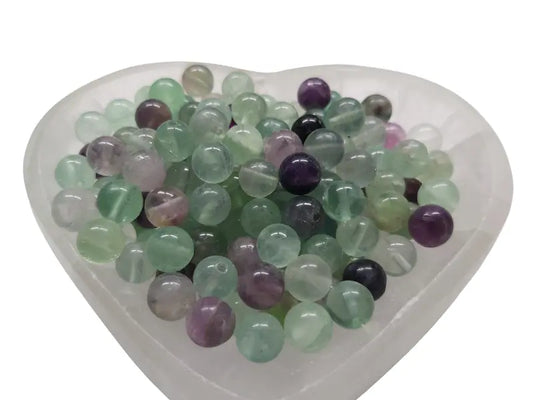 Fluorite - 8 mm - 20/40 Perles Les Précieuses Perles