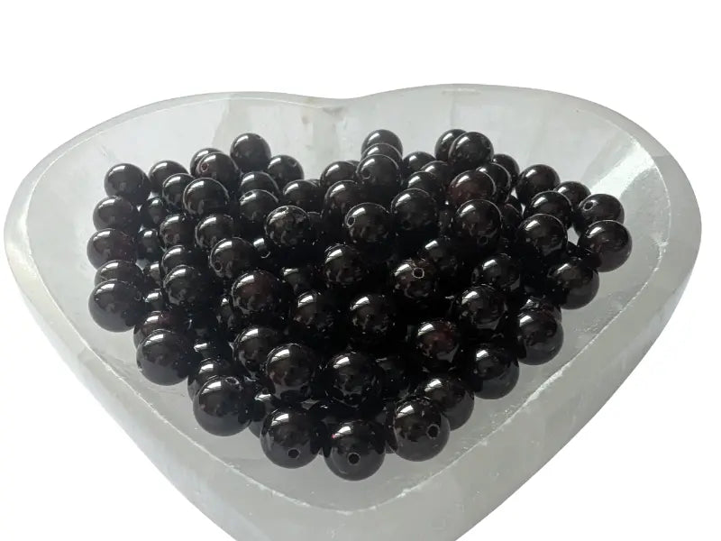 Grenat grade A - 8 mm - 10/20 Perles Les Précieuses Perles