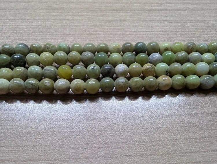 Idocrase - Vésuvianite - 6 mm - 30/60 Perles Les Précieuses Perles