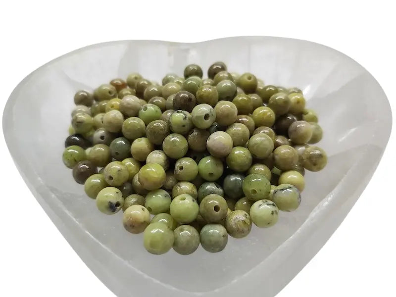 Idocrase - Vésuvianite - 6 mm - 30/60 Perles Les Précieuses Perles