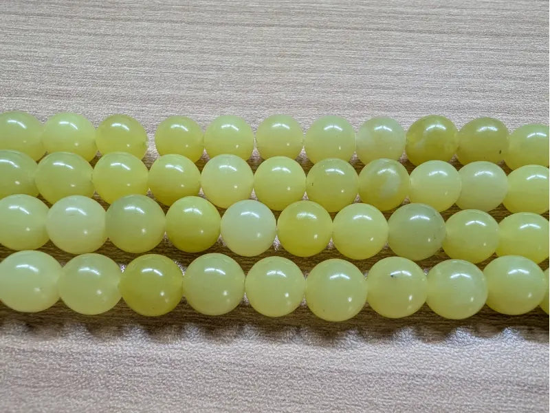 Jade citron - 8 mm - 40 Perles Les Précieuses Perles