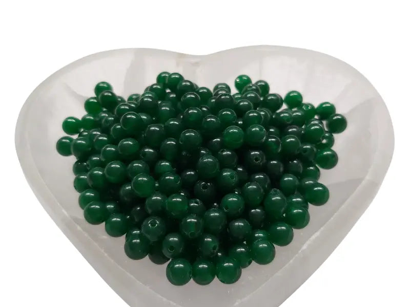 Jade de Malaisie vert - 6 mm - 60 Perles Les Précieuses Perles