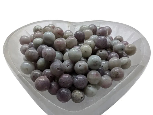 Jade lavande - 8 mm - 20/40 Perles Les Précieuses Perles