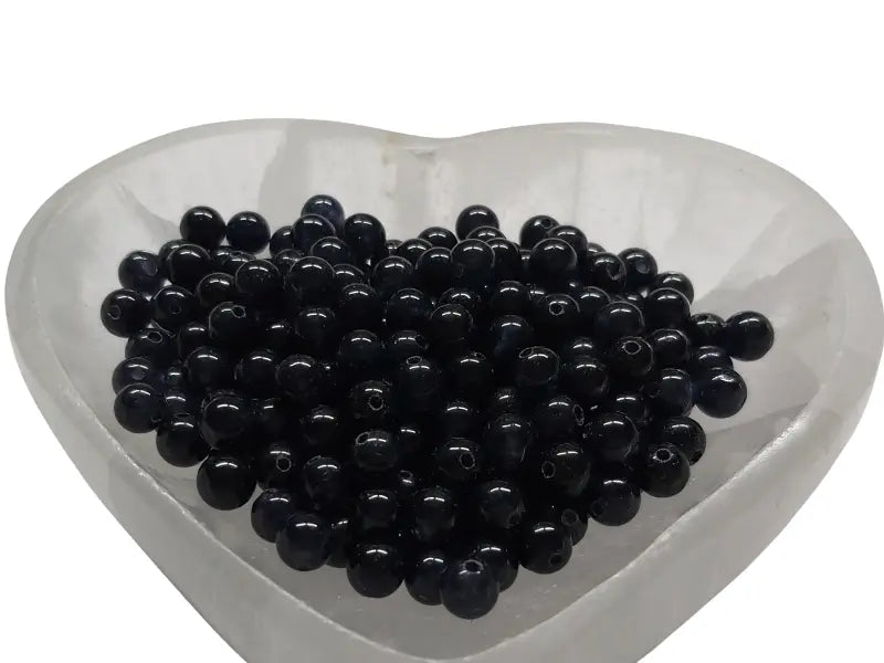 Jade noir - 6 mm - 60 Perles Les Précieuses Perles