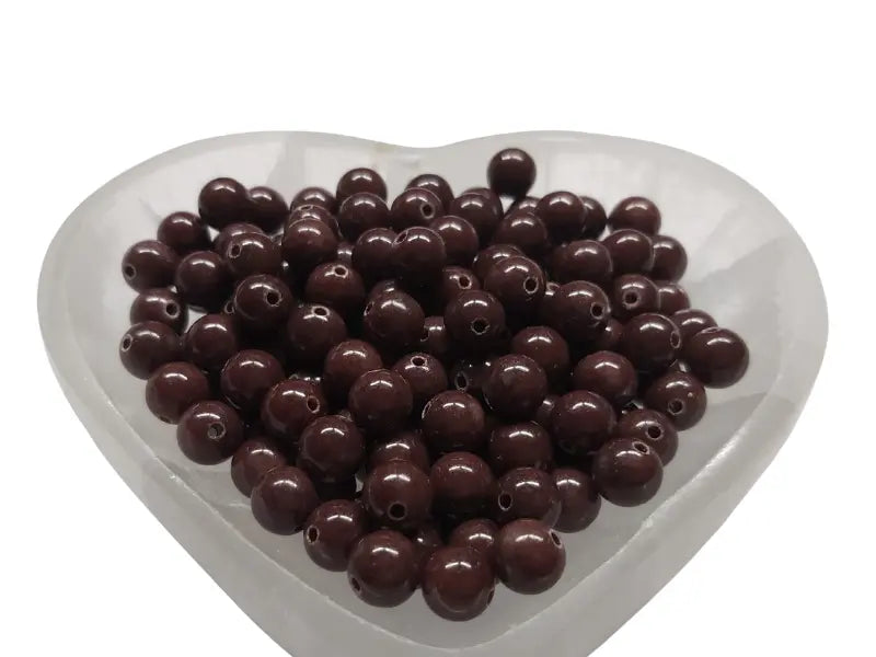 Jade marron - 8 mm - 20/40 Perles Les Précieuses Perles