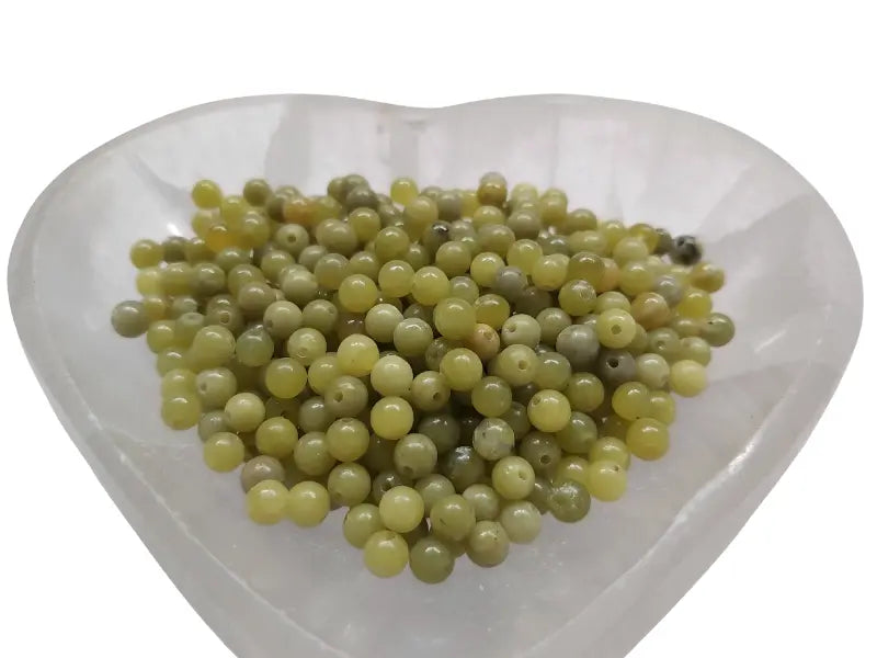 Jade vert - 4 mm - 80 Perles Les Précieuses Perles