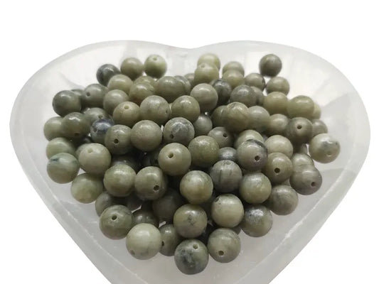 Jade vert - 8mm - 20/40 Perles Les Précieuses Perles