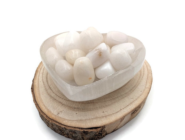 Jade blanc - Grade A - Pierre roulée