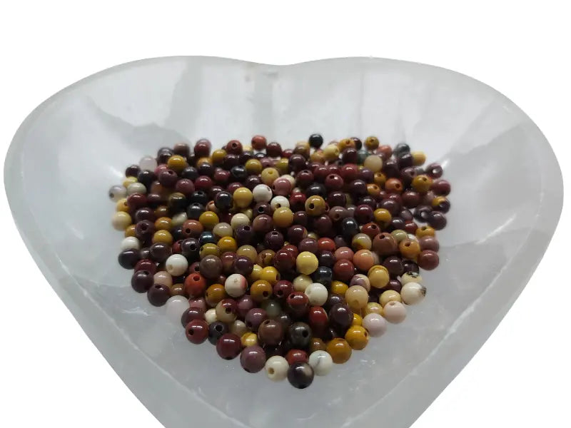 Jaspe Mokaïte - 4 mm - 80 Perles Les Précieuses Perles