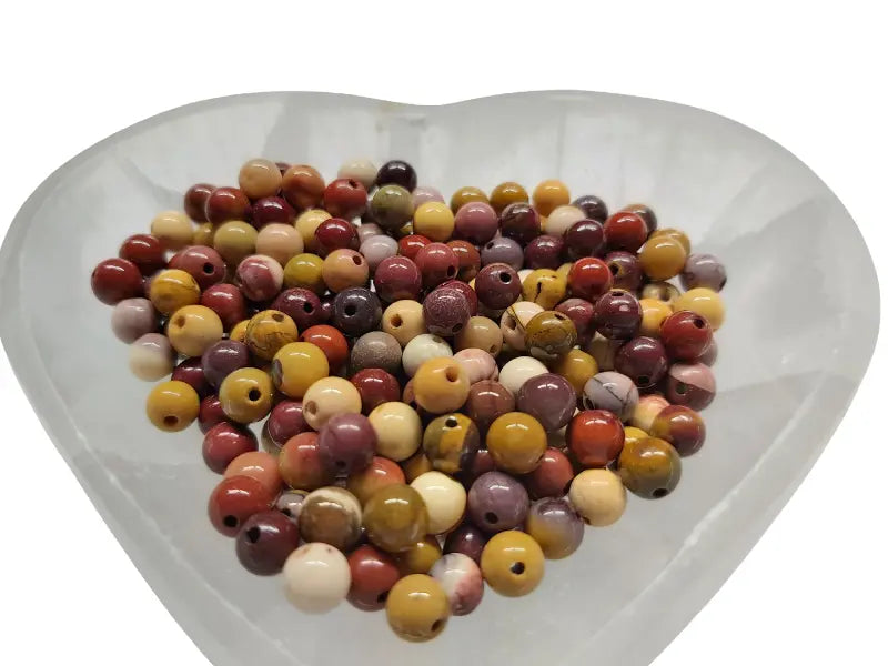 Jaspe Mokaïte - 6 mm - 30/60 Perles Les Précieuses Perles