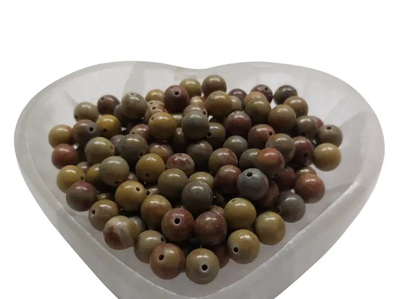 Jaspe arc en ciel - 8 mm - 40 Perles Les Précieuses Perles