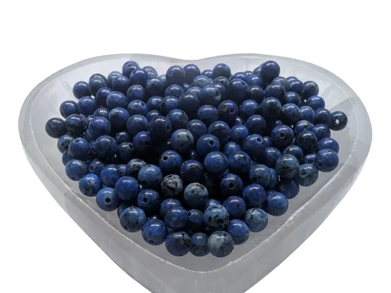 Jaspe sésame bleu royal - 6 mm - 60 Perles Les Précieuses Perles