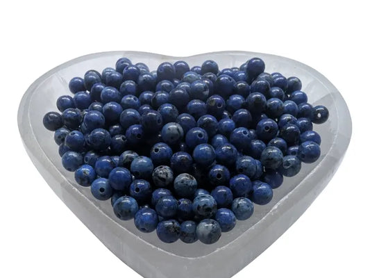 Jaspe sésame bleu royal - 6 mm - 60 Perles Les Précieuses Perles