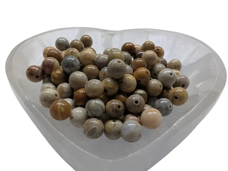 Jaspe Chrysanthème - irrégulières 8 mm - 20/40 Perles Les Précieuses Perles