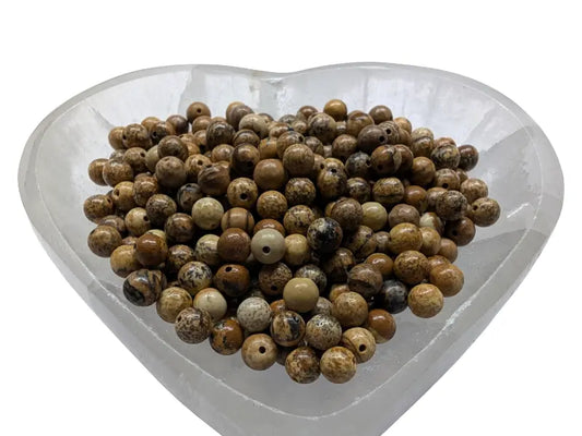 Jaspe paysage - 6 mm - 30/60 Perles Les Précieuses Perles