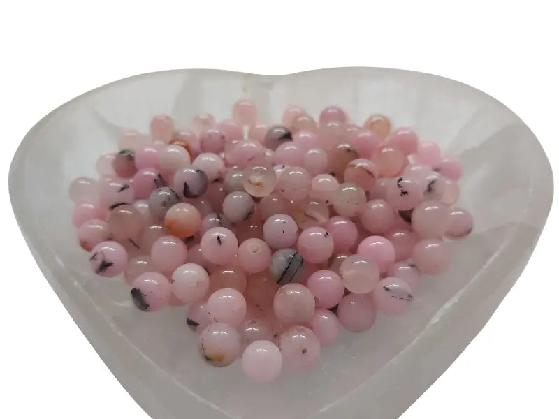 Jaspe rose - 6 mm - 60 Perles Les Précieuses Perles