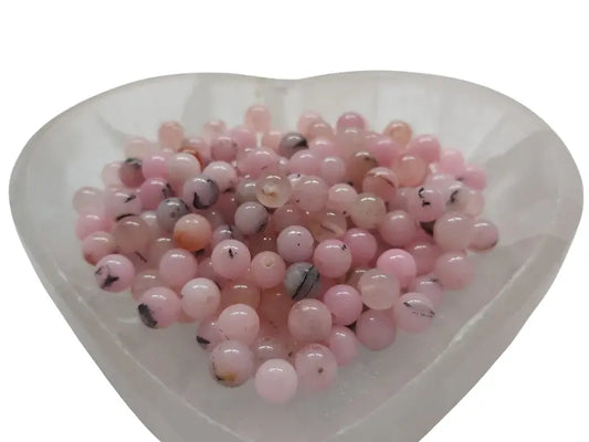 Jaspe rose - 6 mm - 60 Perles Les Précieuses Perles