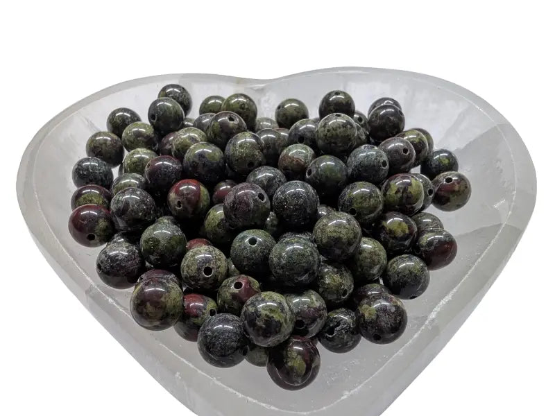 Jaspe sanguin - 8 mm - 20/40 Perles Les Précieuses Perles