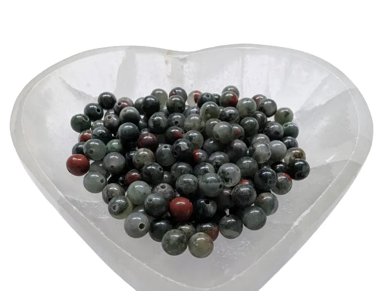 Jaspe sanguin - 6 mm - 60 Perles Les Précieuses Perles