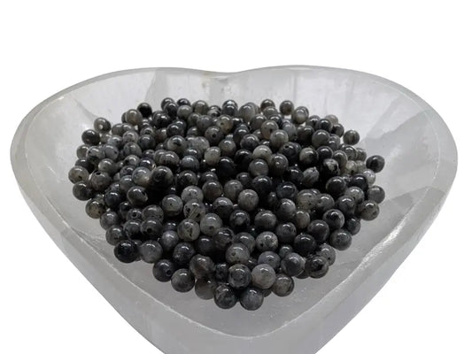 Labradorite grise - 4 mm - 80 Perles Les Précieuses Perles