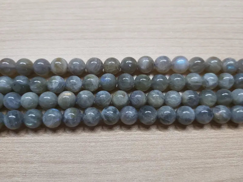 Labradorite Grade A+  - 8 mm - 20 Perles Les Précieuses Perles