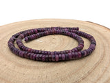 Lépidolite  - Perles heishi 4,5 x 2,5 mm - Fil de 40 cm