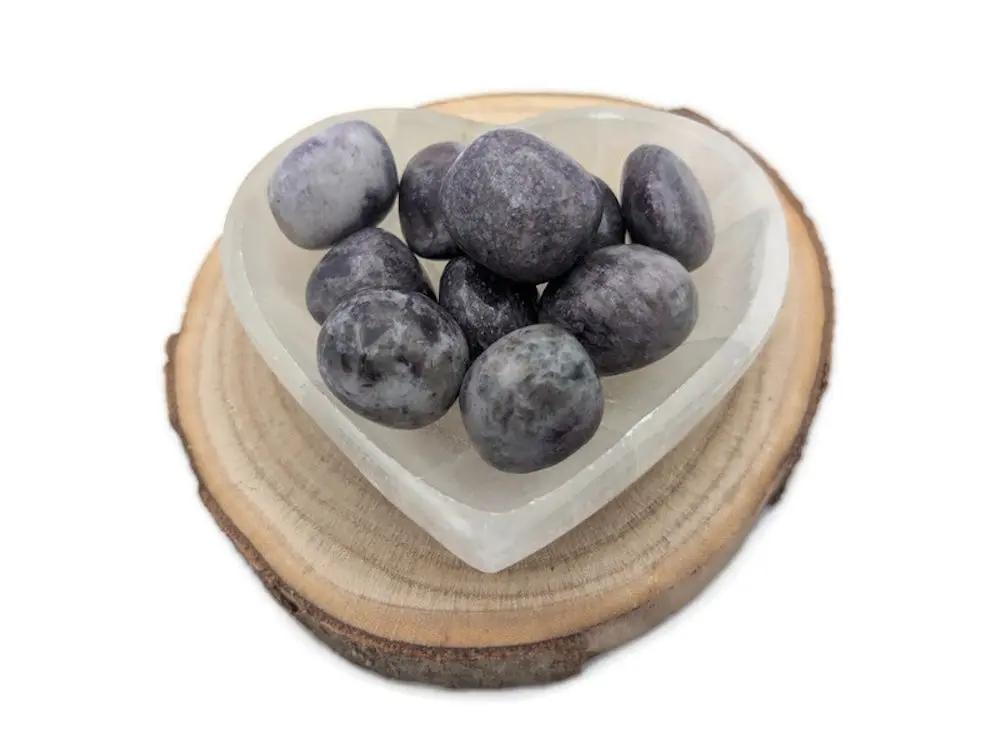 Lépidolite  - Madagascar - Pierre roulée Les Précieuses Perles