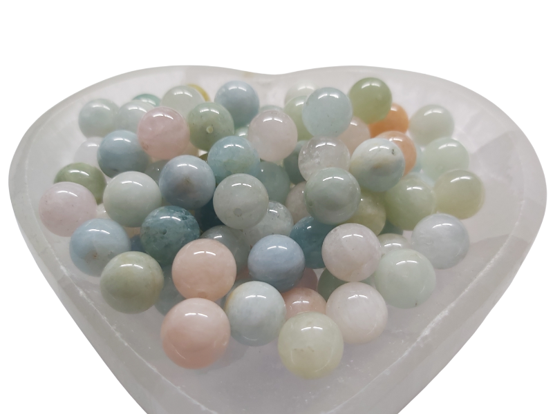 Morganite - 10 mm - 20 Perles Les Précieuses Perles