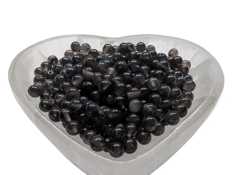 Obsidienne Grade AA - 6 mm - 30/60 Perles Les Précieuses Perles