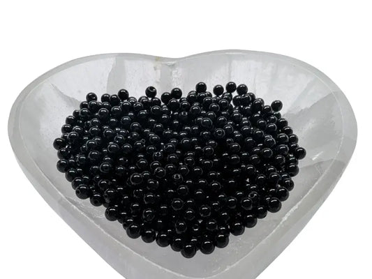 Onyx noir - 4 mm - 80 Perles Les Précieuses Perles