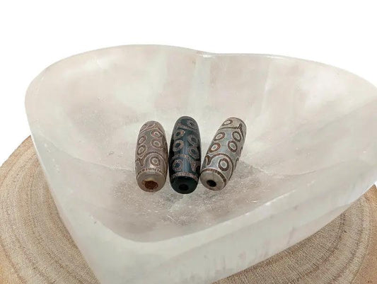 Agate - DZI Tibétaine 18 œil Les Précieuses Perles