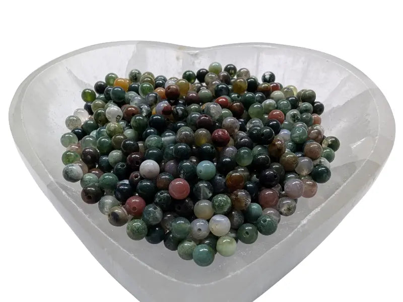 Agate Indienne - 4 mm - 80 Perles Les Précieuses Perles