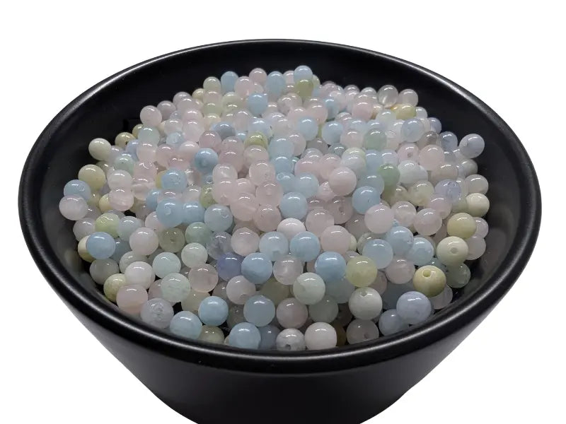 Morganite - 4 mm - 40/80 Perles Les Précieuses Perles