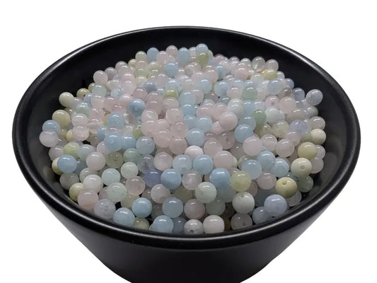 Morganite - 4 mm - 40/80 Perles Les Précieuses Perles